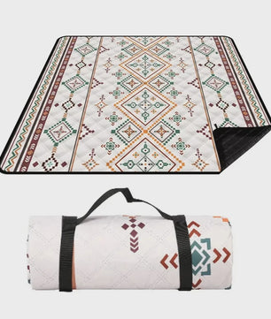 Grote Waterdichte Picknickkleed 200x200cm - Ideaal voor Strand, Camping & Buitenactiviteiten met Draaglus