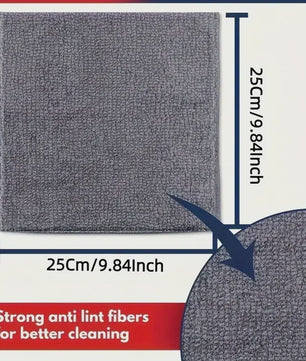 Dikke Microvezel Schoonmaakdoekjes - Pluisvrij, Herbruikbaar & Absorberend voor Auto & Huis