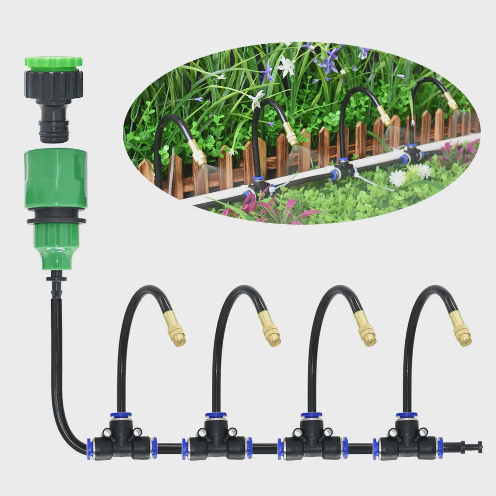 Verstelbare Messing Sproeierset voor Micro Druppelirrigatie - Tuinbesproeiing
