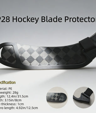 IJshockey Stick Blade Protector P28/P92 - Duurzaam PE Materiaal met Klittenband