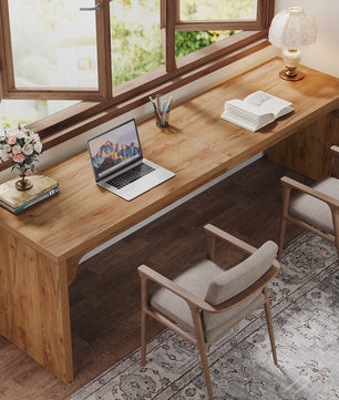 Dubbel Bureau 180cm Breed - Ruim Werkbureau voor Kantoor of Thuis - PC Tafel - Eettafel