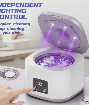 Ultrasone Reiniger voor Gebitsreiniging, Beugels & Protheses - USB Oplaadbaar
