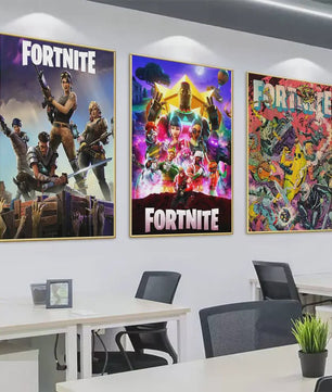 Fortnite Game Poster - Decoratieve Muurkunst voor Fans