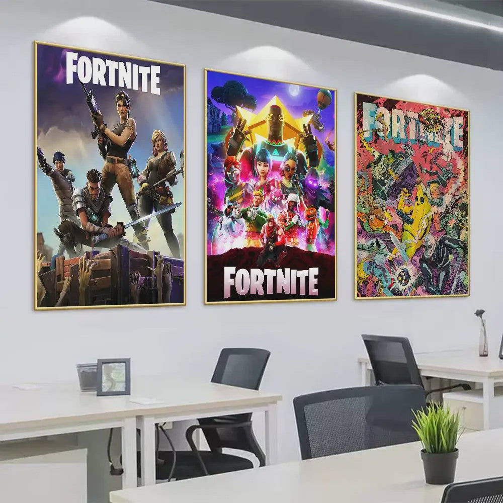 Fortnite Game Poster - Decoratieve Muurkunst voor Fans