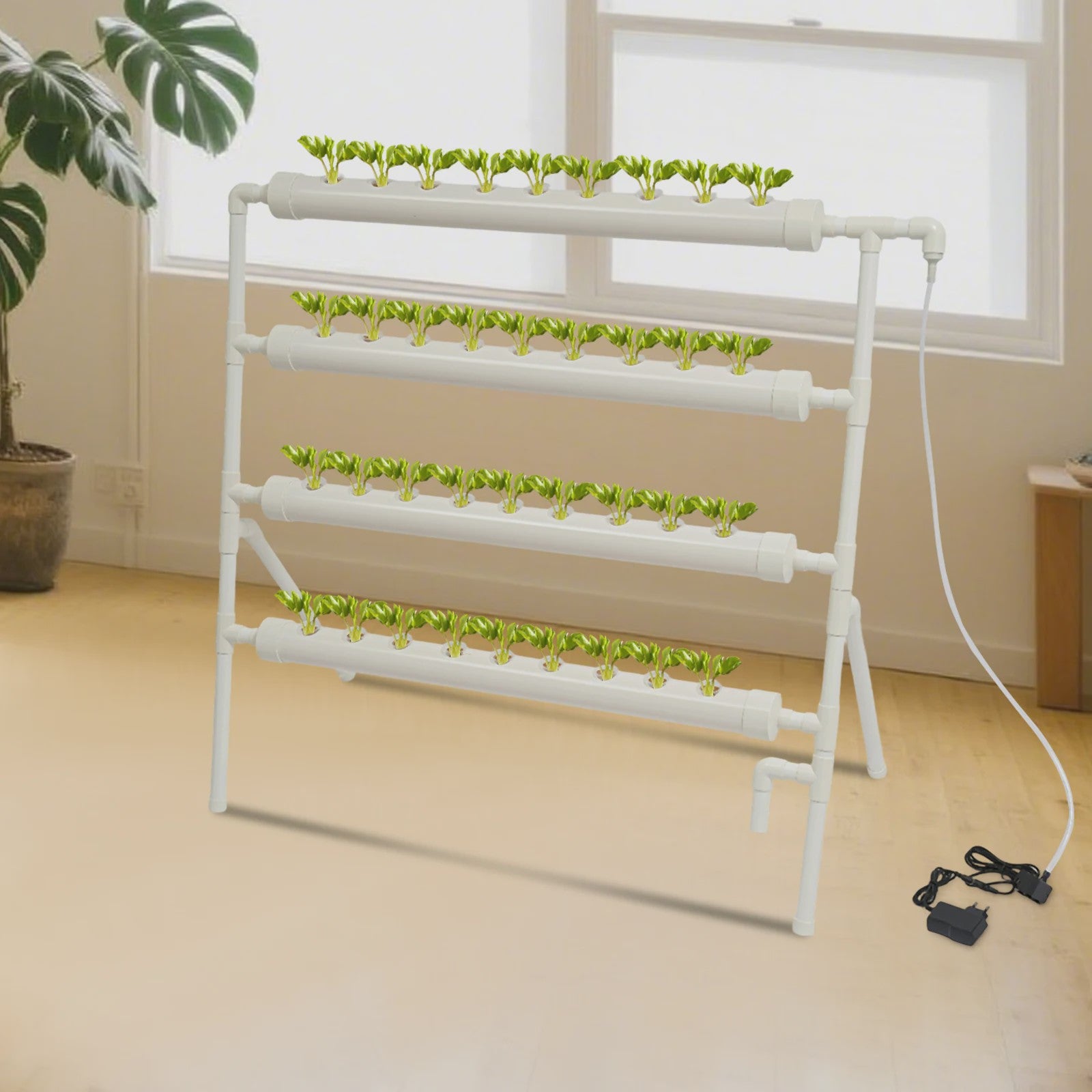 Hydroponische Kweekset 36 Gaten - Diep Water Cultuur Systeem met Pomp