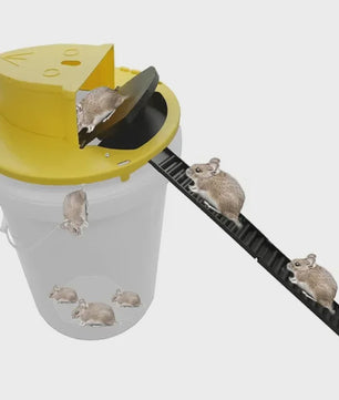 Slimme Muisval met Automatische Reset en Kantelklep - Vang Muizen Binnen en Buiten