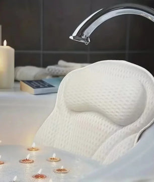 Luxe Badkussen met Nek- en Rugondersteuning - Sterke Zuignappen & Waterdicht
