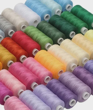 10 Rollen Polyester Naaigaren 402 - 400 Yards - Voor Hand & Machine