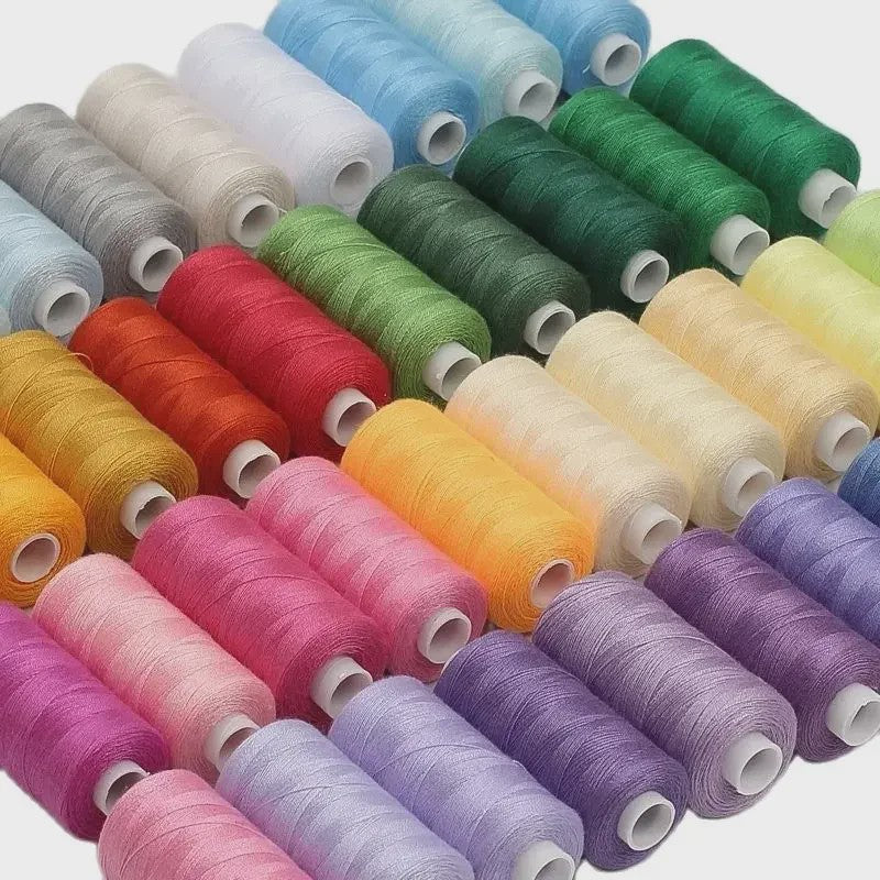 10 Rollen Polyester Naaigaren 402 - 400 Yards - Voor Hand & Machine