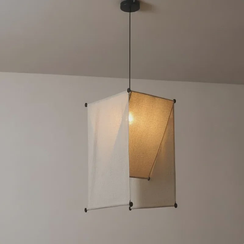 Japanse Stoffen Plafondlamp - Creatieve Hanglamp voor Hotel, Restaurant, Slaapkamer & Eetkamer