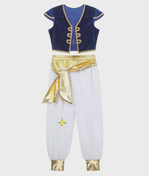 Jongens Arabische Prins Kostuum - Perzisch/Arabisch Rollenspel Outfit met Harembroek en Vest