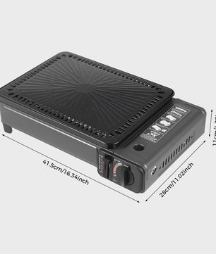 Draagbare Camping Gas BBQ Grill - Compact & Krachtig voor Buitenavonturen
