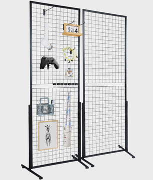 Dubbelzijdige Gridwall Display Panelen met Haken - 2 Stuks