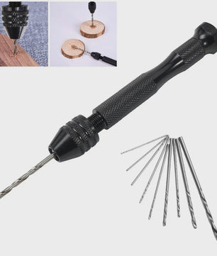 Handboor Set met 10 Precisieboren voor Hobby & Modelbouw - 0.3-3.2mm