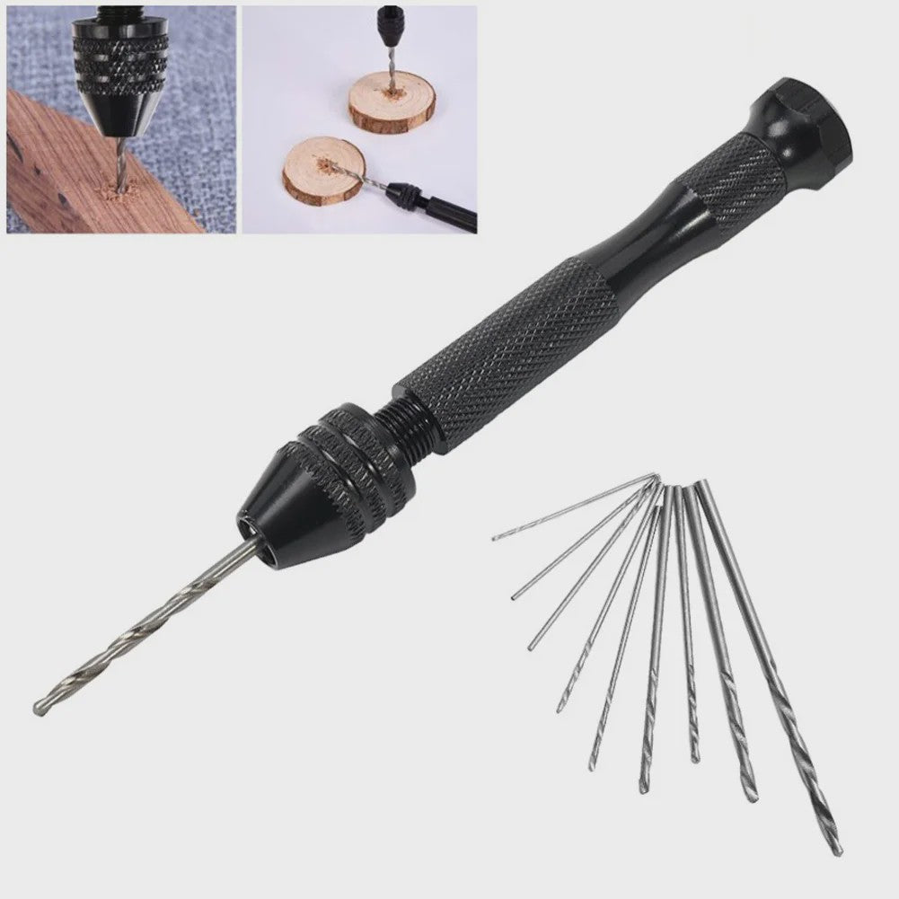Handboor Set met 10 Precisieboren voor Hobby & Modelbouw - 0.3-3.2mm