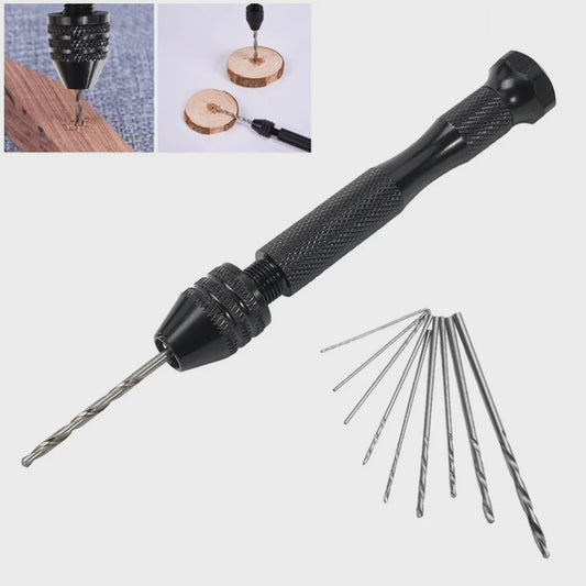 Handboor Set met 10 Precisieboren voor Hobby & Modelbouw - 0.3-3.2mm