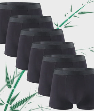 Set van 6 Bamboevezel Boxershorts voor Heren - Zacht, Ademend en Comfortabel