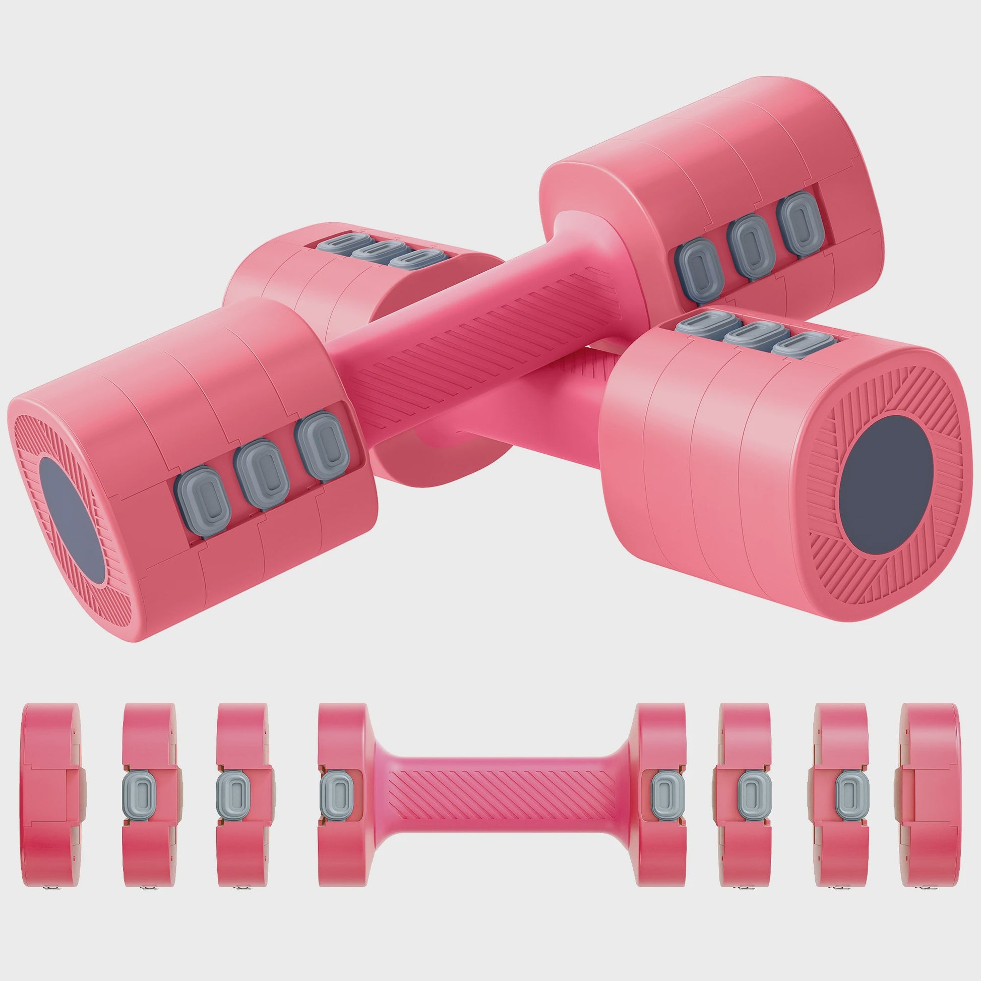 Verstelbare Dumbbell Set 4-in-1 (1-2.5 kg) - Compact en Veilig Trainen