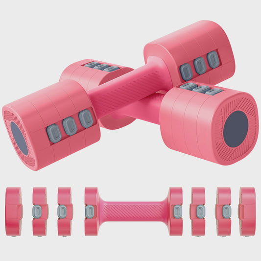 Verstelbare Dumbbell Set 4-in-1 (1-2.5 kg) - Compact en Veilig Trainen