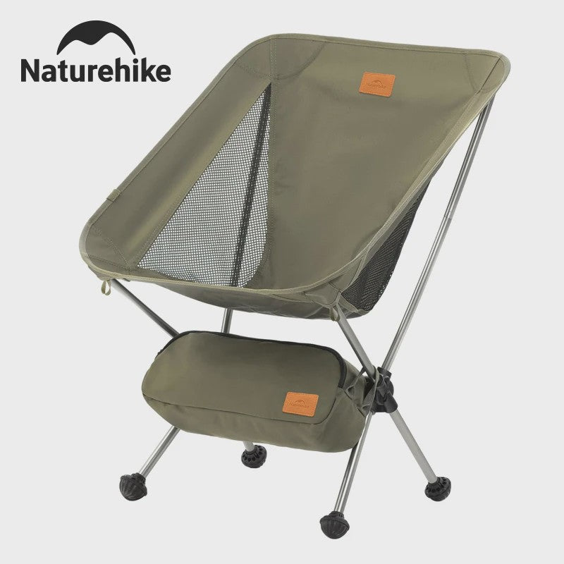 Naturehike Ultralichte Campingstoel - Draagbaar, Opvouwbaar & Stabiel (120kg)