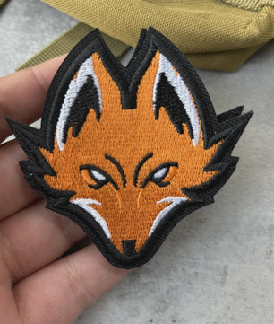 Fox Morale Patch - Tactische Borduur Badge met Klittenband voor Kleding en Rugzakken