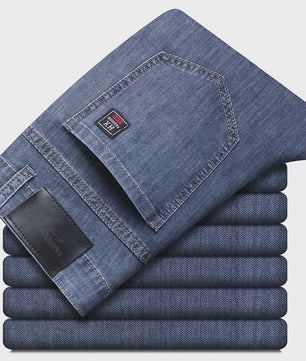 Comfortabele Stretch Jeans Heren - Elastisch Katoen voor Zakelijk en Casual Gebruik