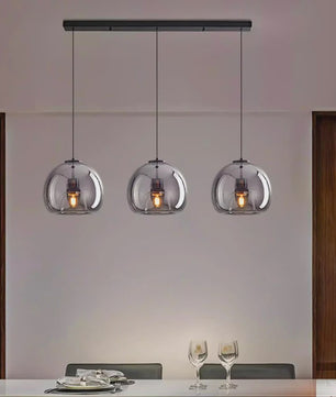Moderne LED Hanglamp Glas - Design Plafondlamp voor Eetkamer & Woonkamer