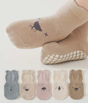 Schattige Baby Sokken met Dierenprint - Antislip & Ademend voor Jongens en Meisjes