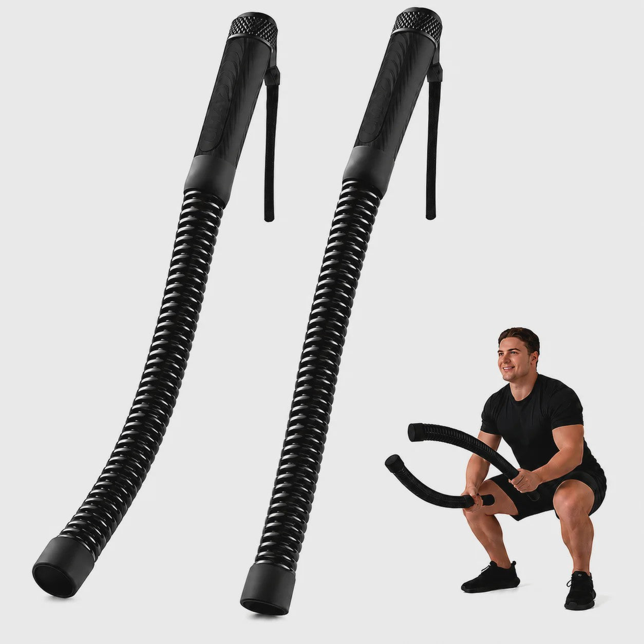 UMAY Draadloze Fitness Battle Rope - Krachttraining voor Core, Bovenlichaam & Full Body