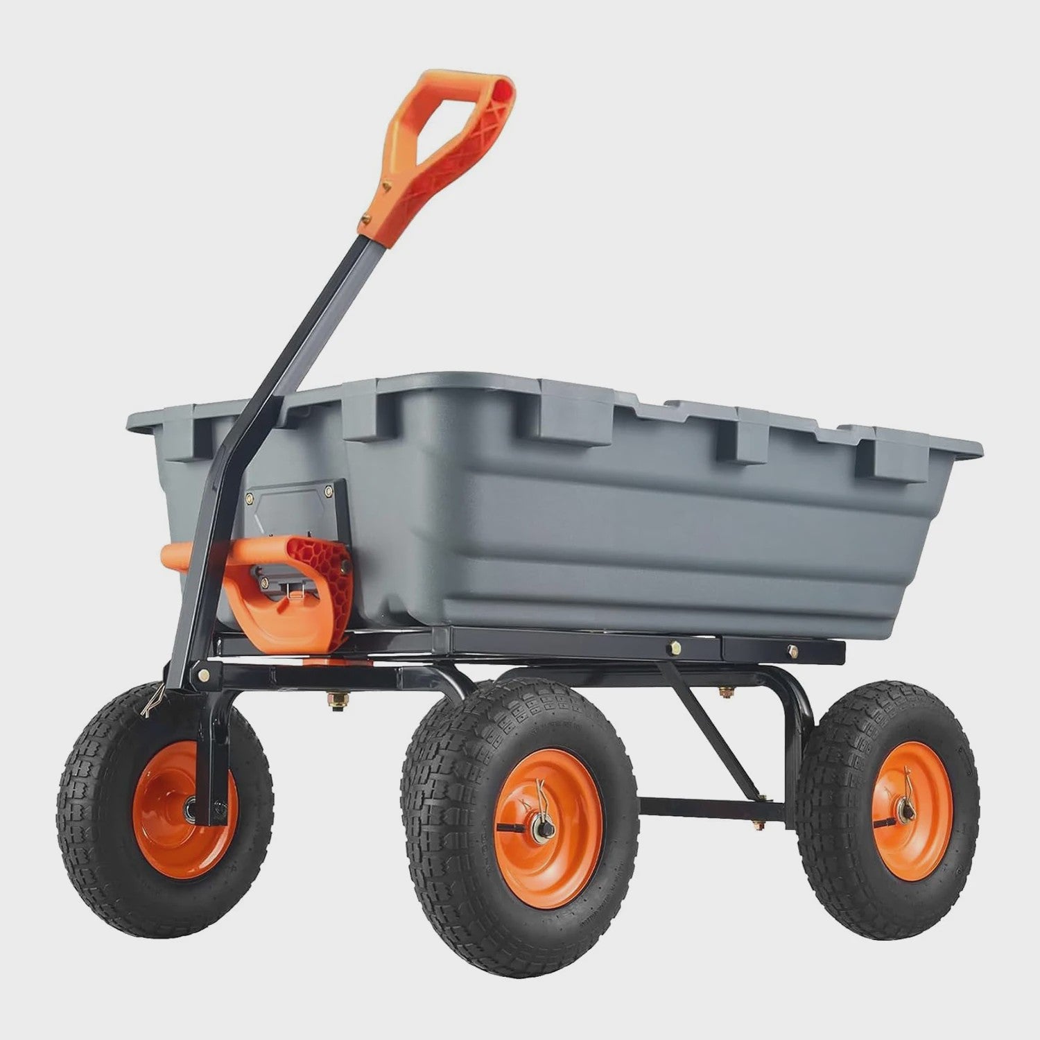 Poly Tuin Kipkar met Stalen Frame en 2-in-1 Handvat - 360kg Laadvermogen