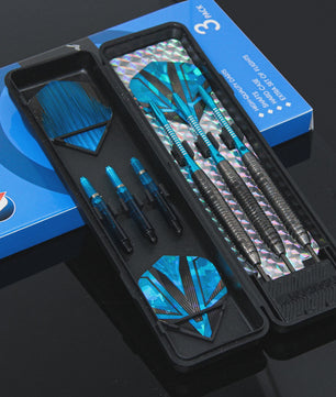 Professionele Dartset 20g met Opbergdoos en Extra Accessoires - Zwart, Rood, Blauw