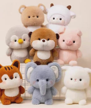 Schattige Pluche Dieren Knuffelpop - Zachte Kawaii Knuffel voor Kinderen