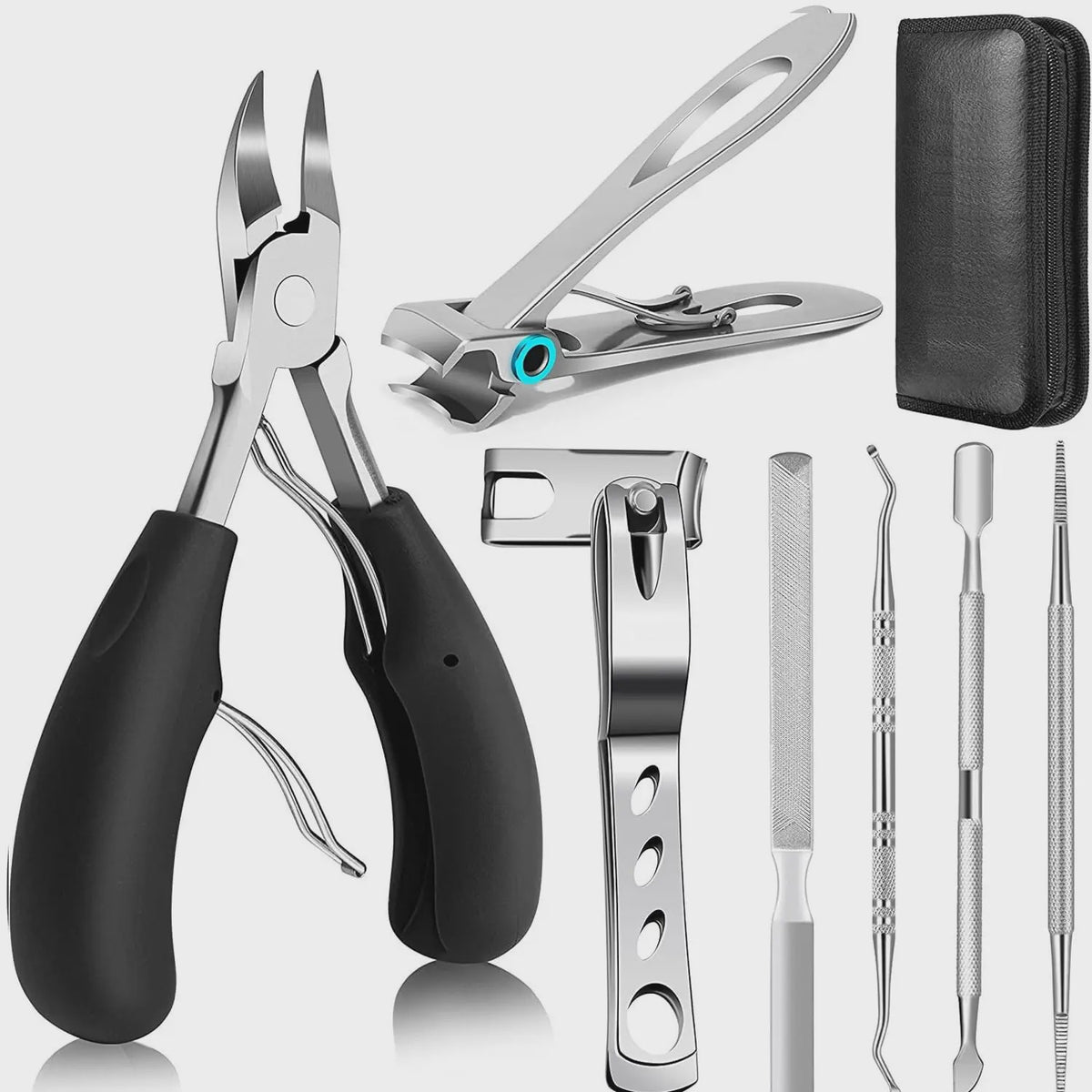 Professionele Manicure & Pedicure Set (7-delig) - Roestvrij Staal