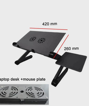 Verstelbaar Laptoptafel Bureau met Muisplank - Ergonomisch & Draagbaar