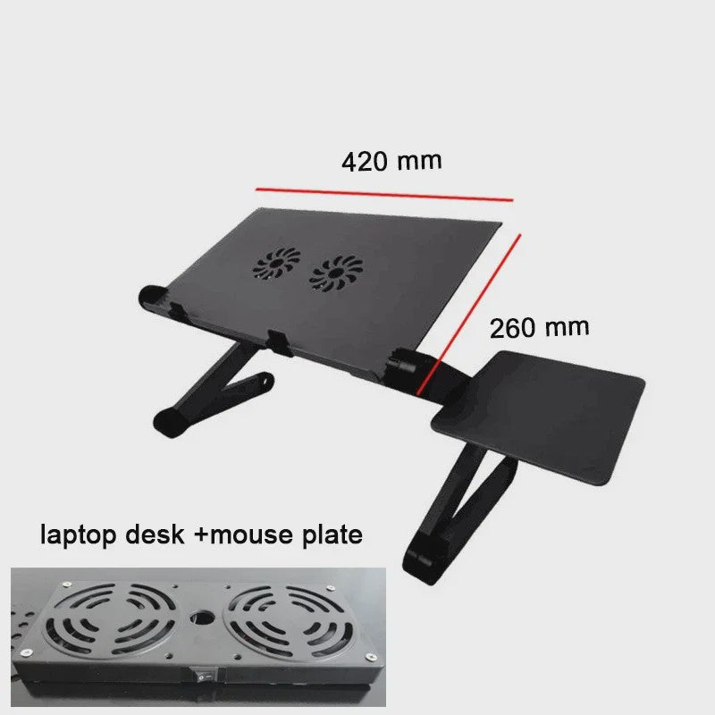 Verstelbaar Laptoptafel Bureau met Muisplank - Ergonomisch & Draagbaar