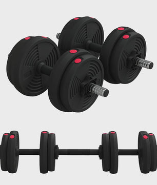 Verstelbare Dumbbells Set 15KG met Antislip Handvatten