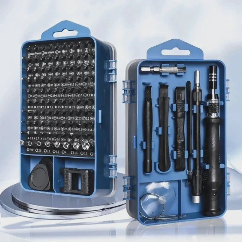117-delige Precisie Schroevendraaierset: Magnetisch, Torx & Hex Bits voor iPhone, Mac, PC Reparatie