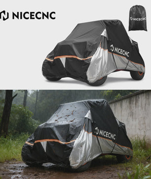 Waterdichte Heavy Duty UTV Cover voor 2-zitter Can-Am X3, Kawasaki KRX1000, Honda Talon, RZR XP1000 - 420D Materiaal