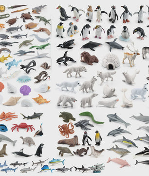 Mini Dieren Figuren Set: Oceaan & Zeeleven Speelgoed voor Kinderen