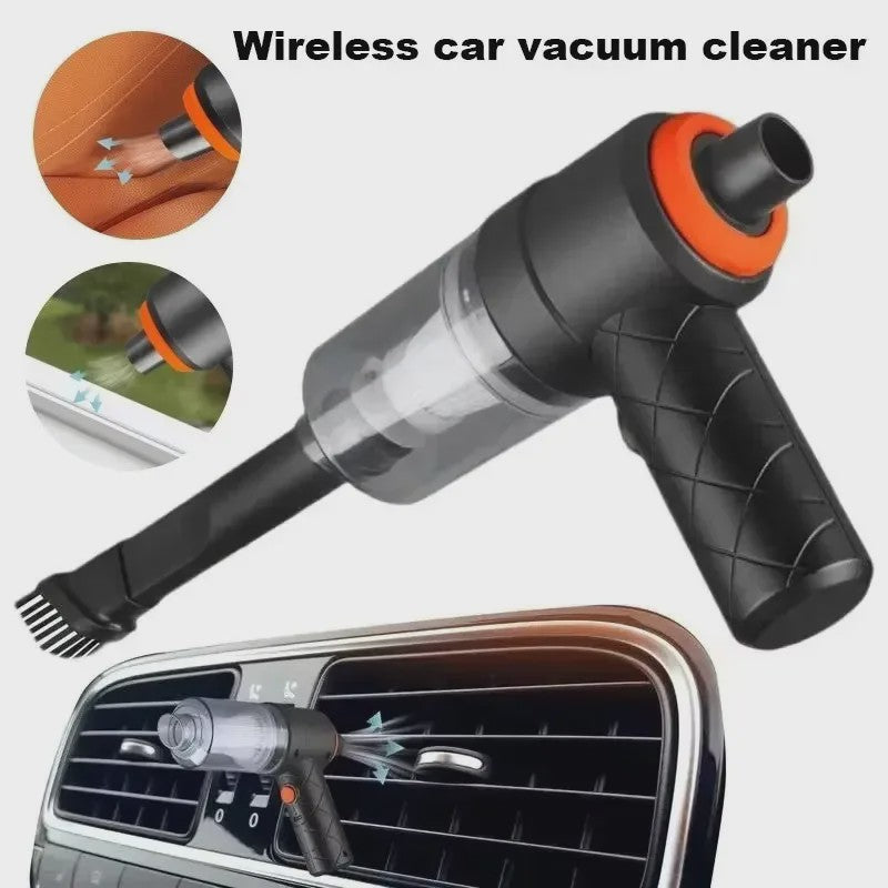 Draadloze Auto Kruimeldief 9000Pa - Draagbare Mini Stofzuiger met USB Opladen (1200mAh) voor Auto & Huis