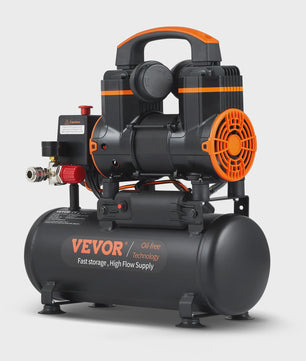 Stille Olievrije Air Compressor 900W - Draagbaar & Krachtig