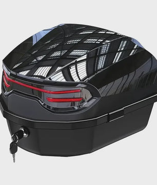 35L Motor Topkoffer - Robuuste ABS Motorbagage met Sluiting & Helmopslag