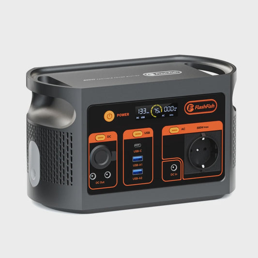 Flashfish E103 Power Station: 300W Draagbare Energiecentrale met 179.2Wh LiFePO4 Batterij