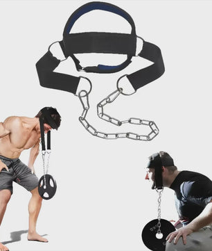 Verstelbare Nek- en Hoofdtrainingsharnas met Ketting voor Krachtopbouw