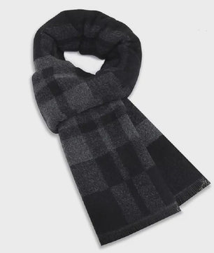 Luxe Wollen Plaid Sjaal voor Heren - Warm & Stijlvol