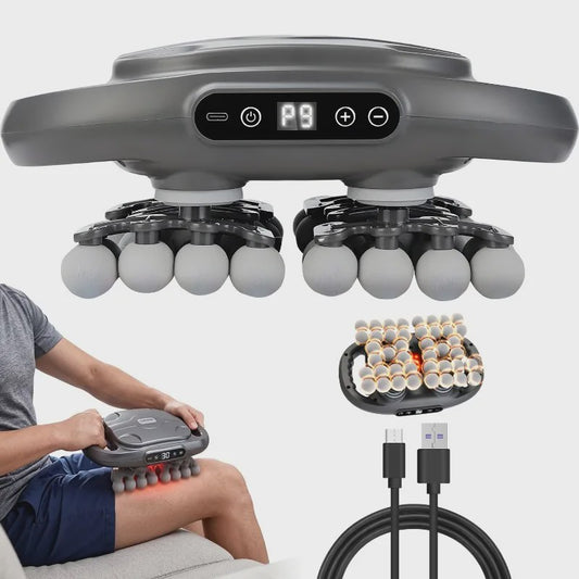 Draadloze Massage Gun met 42 Kopper, 9 standen & Intensiteiten voor Spierpijn Verlichting