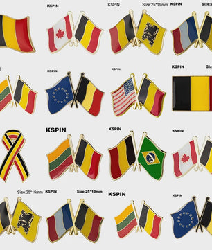 Belgische Vlag Speld - Stijlvolle Badge voor Kleding en Tassen