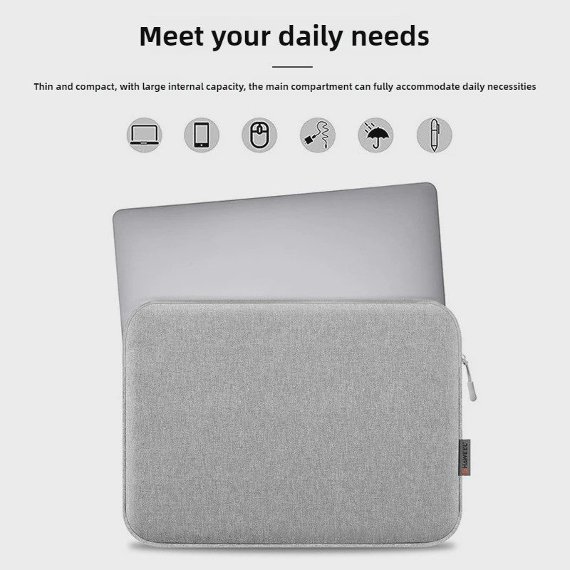 Luxe Laptop Sleeve & Tas - Beschermhoes voor 12.5 t/m 16.7 Inch Laptops