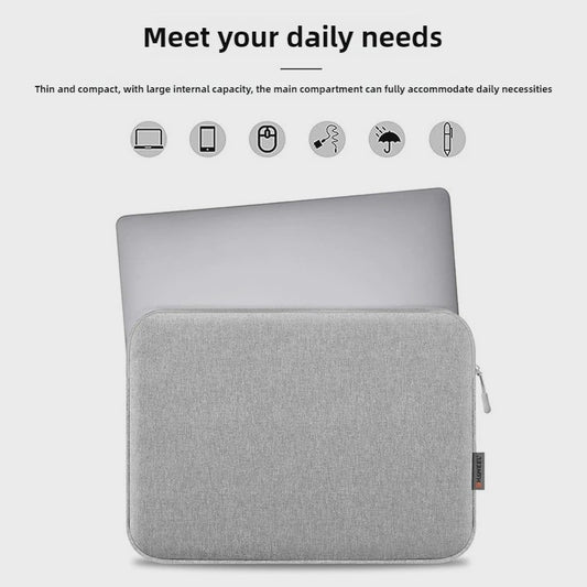 Luxe Laptop Sleeve & Tas - Beschermhoes voor 12.5 t/m 16.7 Inch Laptops