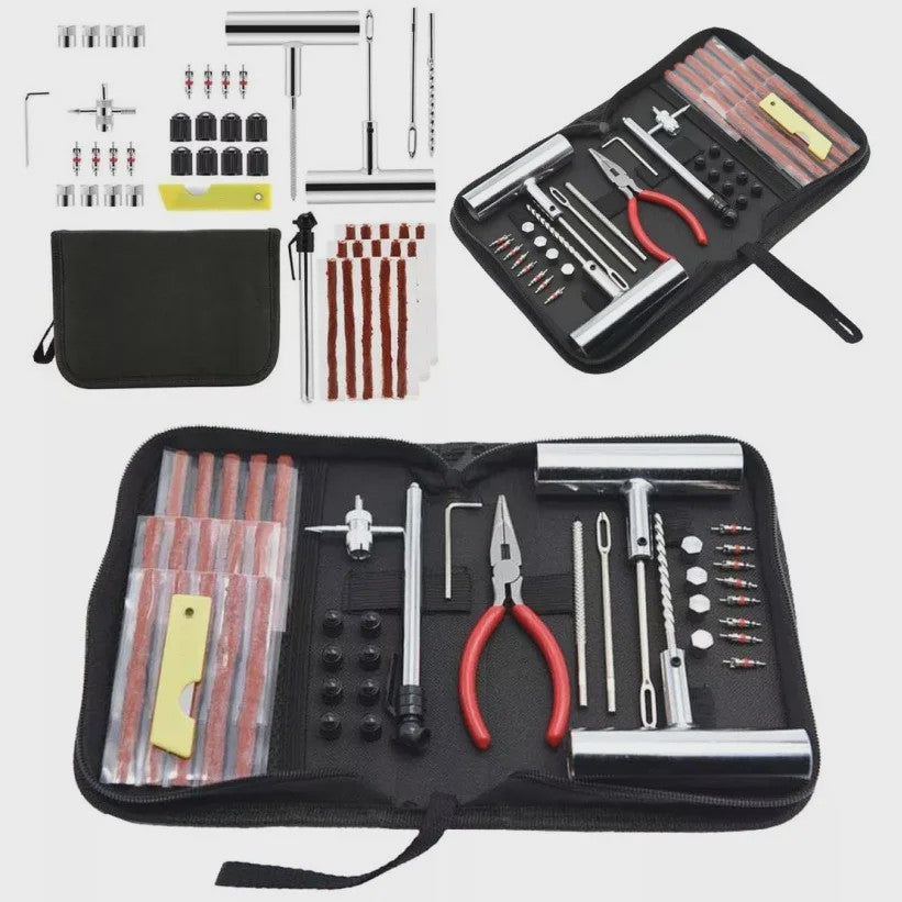 Universele Bandenreparatieset voor Auto & Motor - Compleet Gereedschap